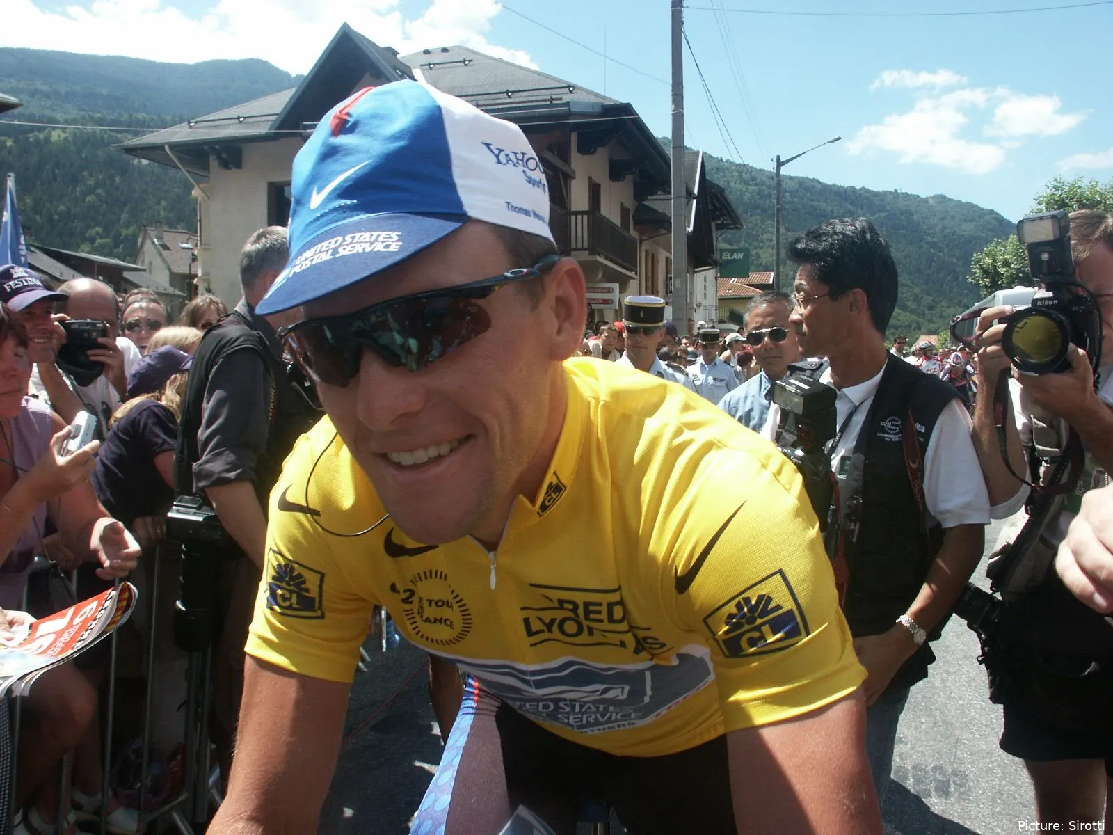 Maillot Jaune Nike Lance Armstrong Tour De France 2002 - Taille M